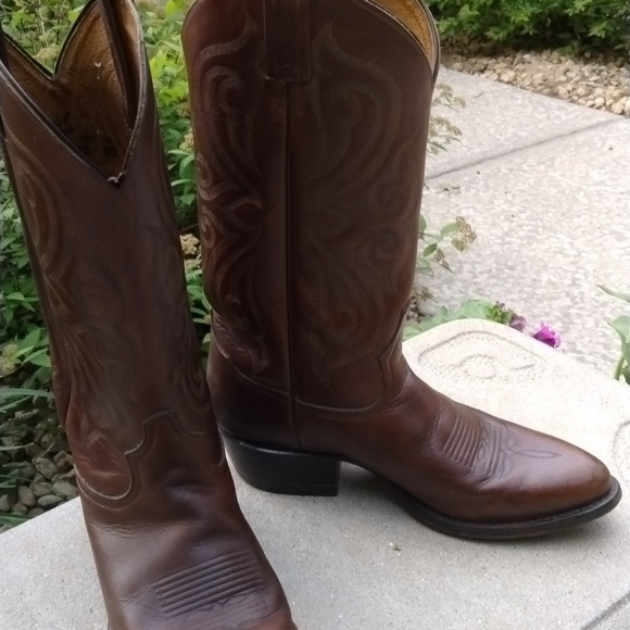 Mens Tony Lama Western boot, size 8.5 D - Picture 8 of 12
